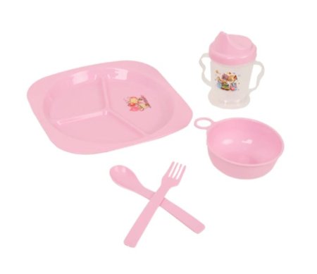 طقم وجبة اطفال 5 قطع