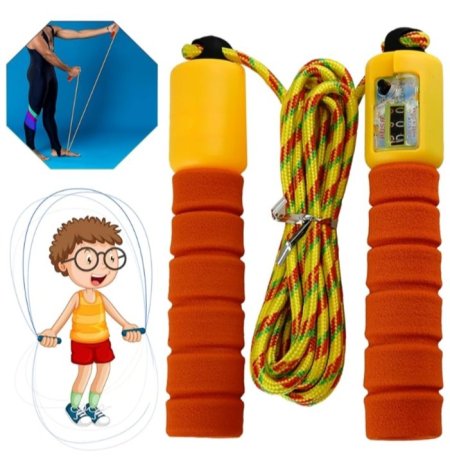 حبل قفز رياضي مع عداد