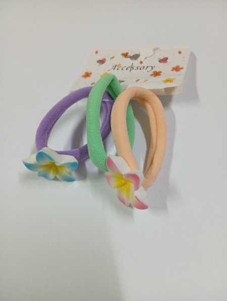 ربط شعر وردة ملون