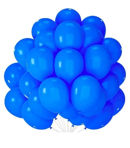 بلالين ازرق سادة 12 انش 280 جرام