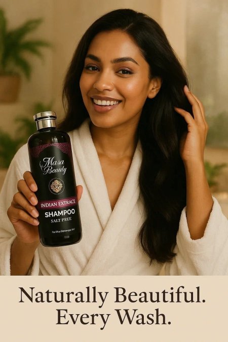 شامبو خالي من الأملاح ماسا بيوتي بالزيت الهندي 1000 مل