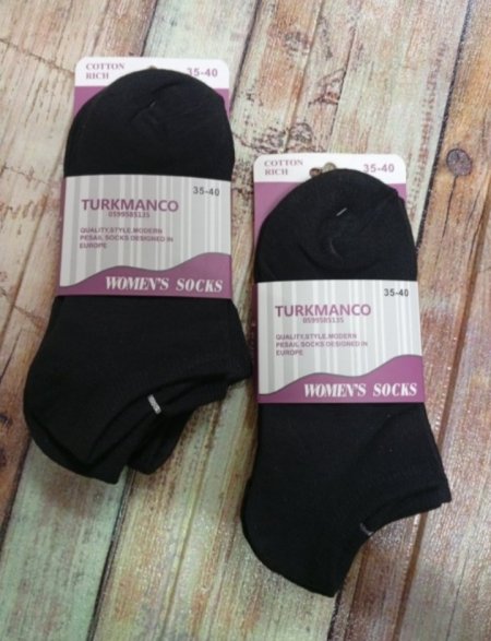 جراب ساق قصير نمره 35-40 اسود