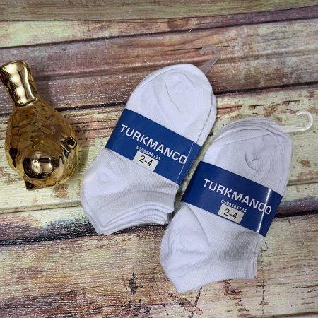 جراب ولادي قصير ابيض من 2-4 سنة