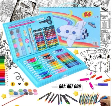 شنط ألوان 86 قطعة