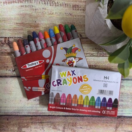 الوان شمع صابون 12 لون صغير