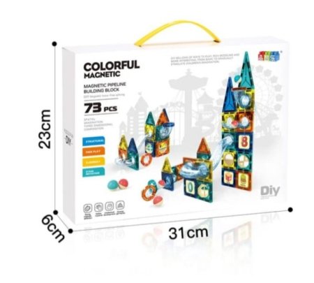 ليجو مغناطيس 73 قطعة