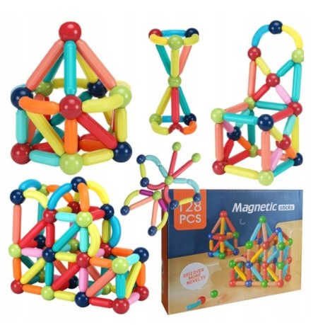 ليجو مغناطيس 128 قطعة
